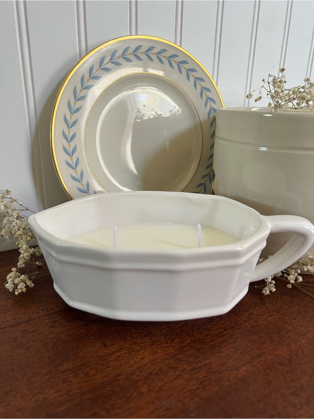 Vintage Pfaltzgraff Heritage Stoneware Gravy Boat